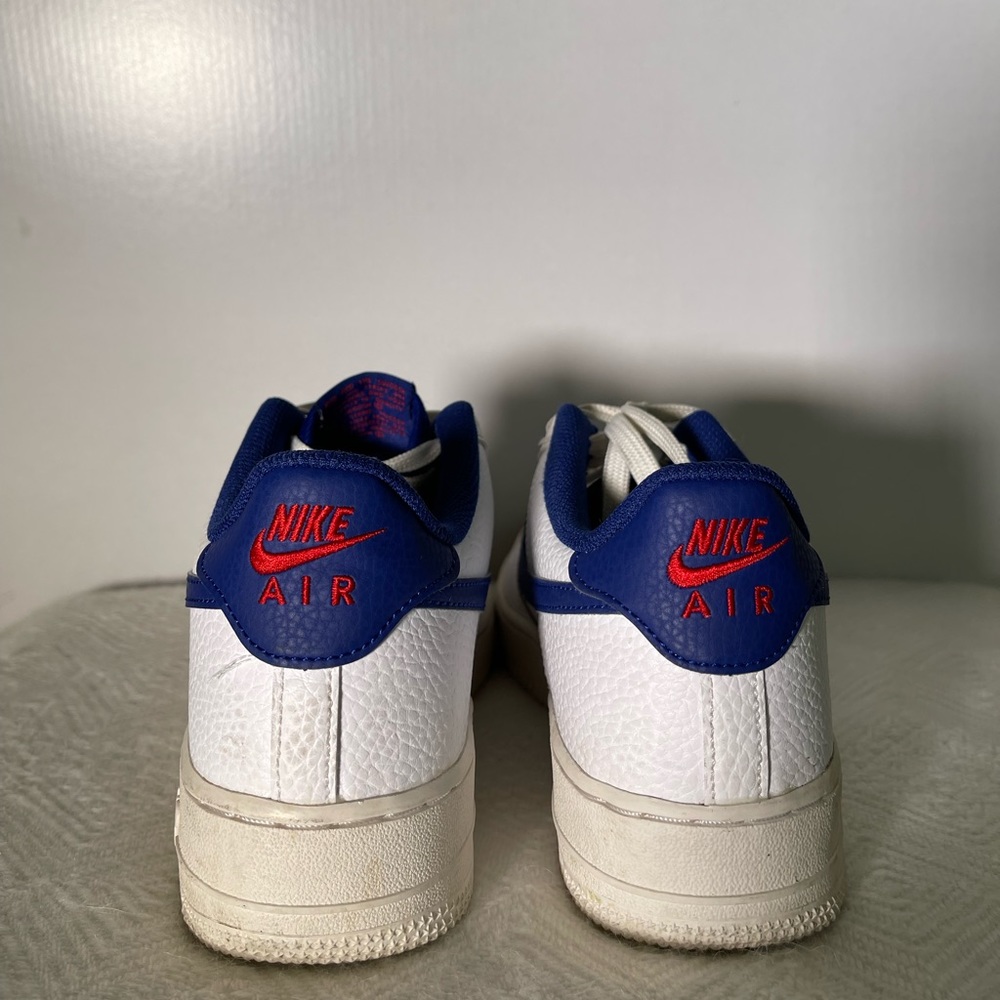 Nike Airforces Blue and White (Size: 7 Youth)